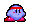 Kirby's stance, blue palette